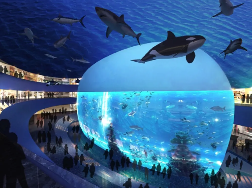 伊朗购物中心水族馆