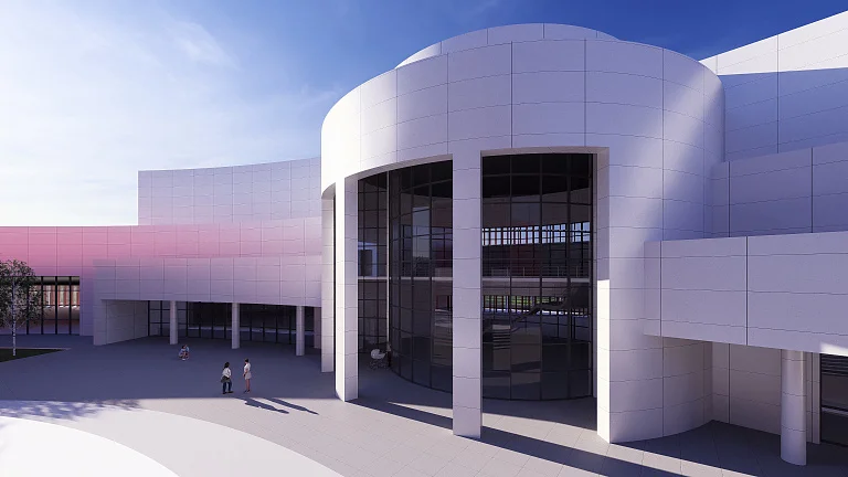 Astrakhan Ice Center and Retail