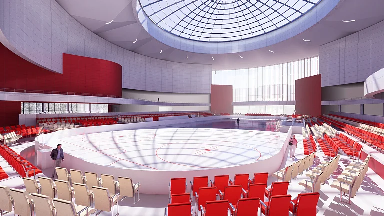 Astrakhan Ice Center and Retail