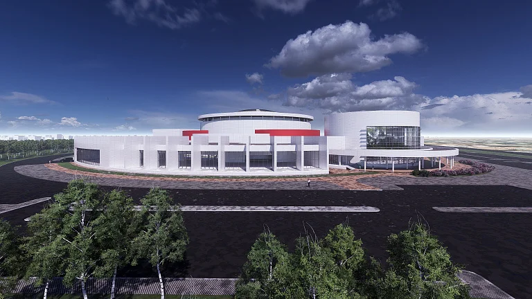 Astrakhan Ice Center and Retail