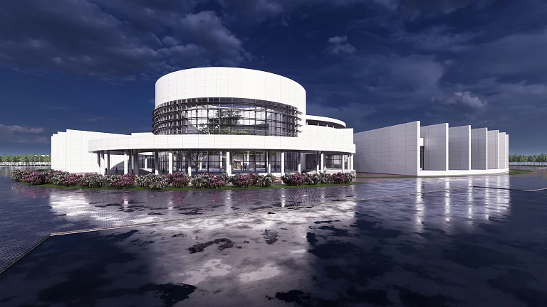 Astrakhan Ice Center and Retail